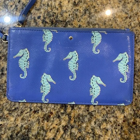 Kate Spade Seahorse Leather Wristlet - Picture 3 of 11